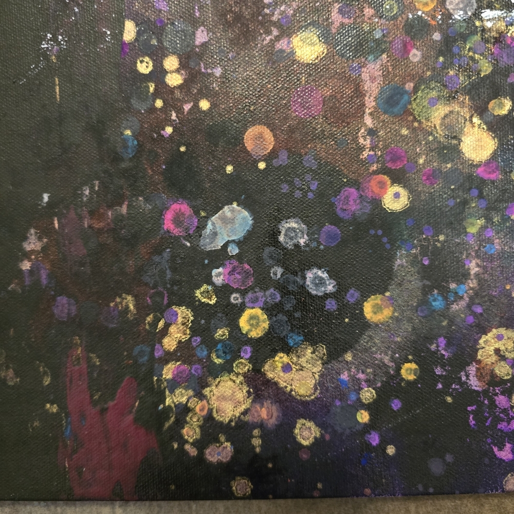 HANDCRAFTED Abstract Painting HANDPAINTED Wall Art Decor HANDMADE Artwork - Picture 6 of 14